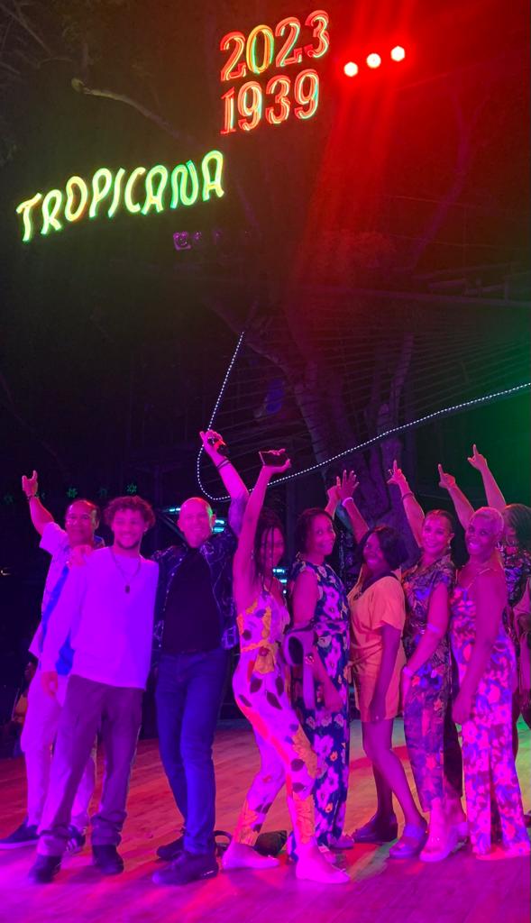A Taste of Salsa travellers at Tropicana cabaret in Havana 2023