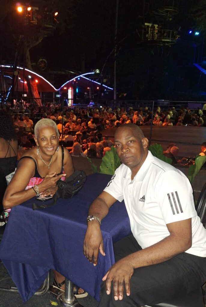 Barbara & David at Tropicana cabaret in Havana
