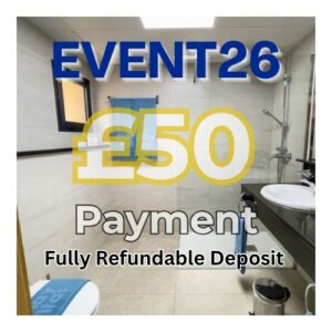 EVENT26 £50 Fully Refundable payment