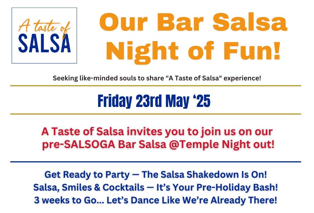 Top - A Taste of Salsa Pre-SALSOGA '25 at Bar Salsa