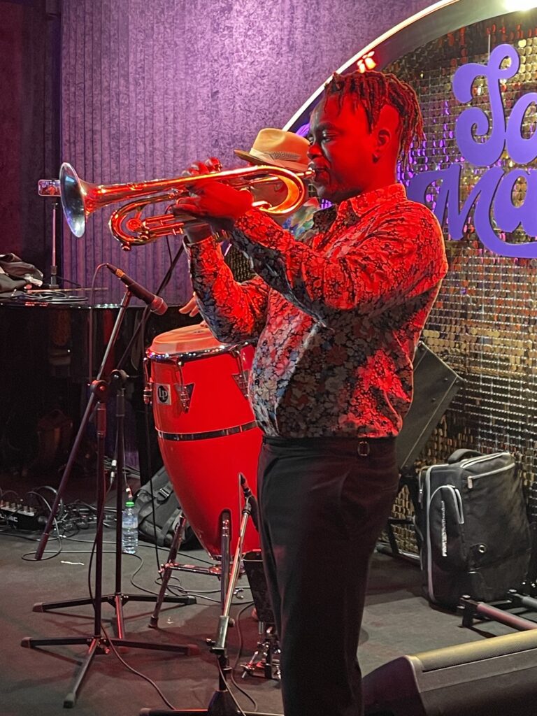 Son Yambu quartet at Soul Mama playing for 'A Taste of Salsa' Travellers
