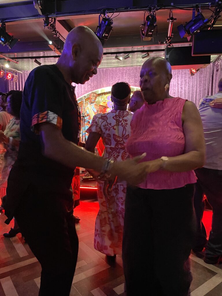 Marj & Baz enjoying Son Yambu at Soul Mama