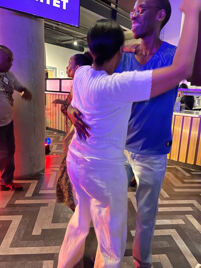 Monica & Darren enjoying Son Yambu at Soul Mama