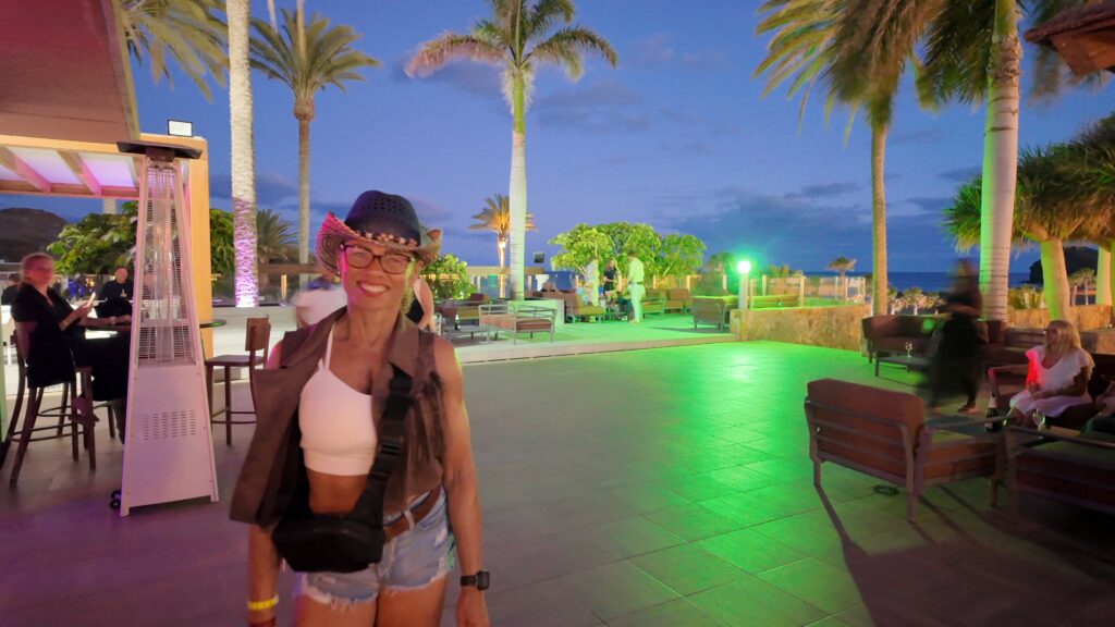 Clare poses at Wild West West night
