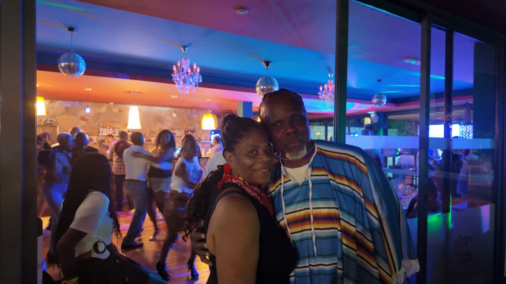 Izzy & John pose at Wild Wild West night