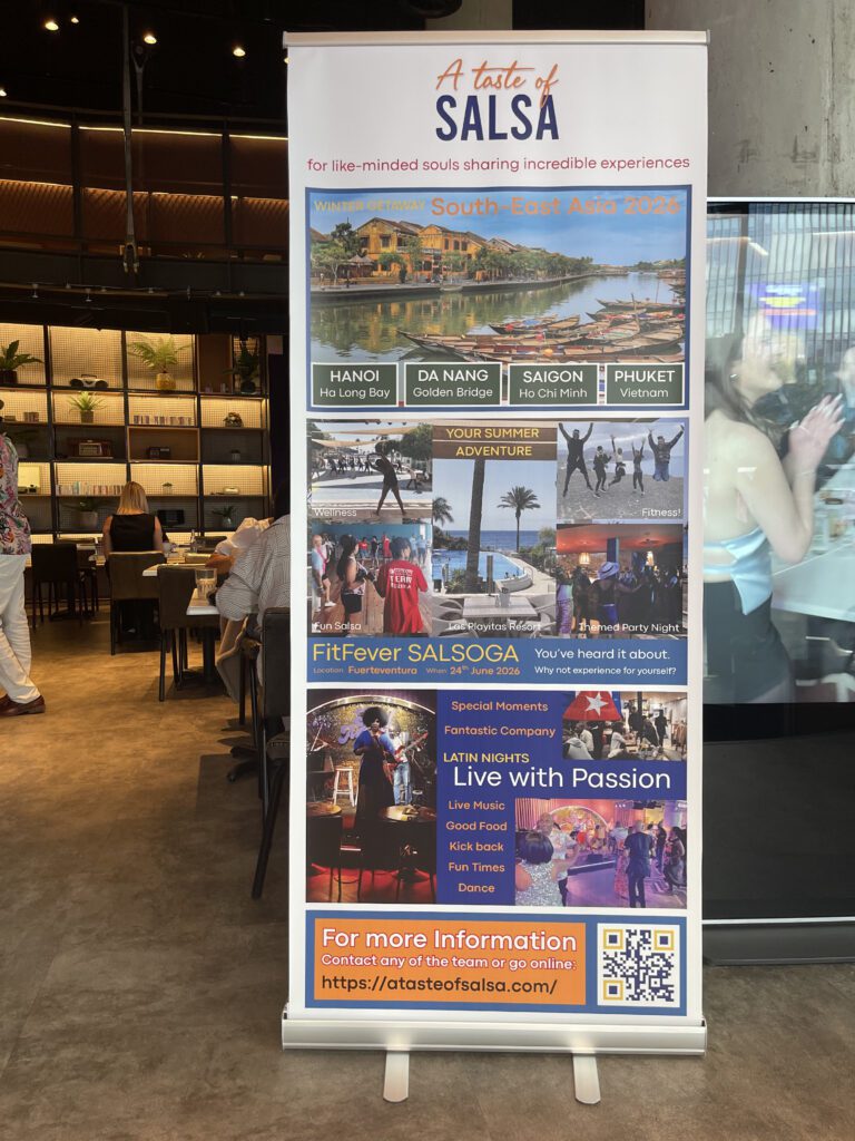 A Taste of Salsa Banner welcomes you
