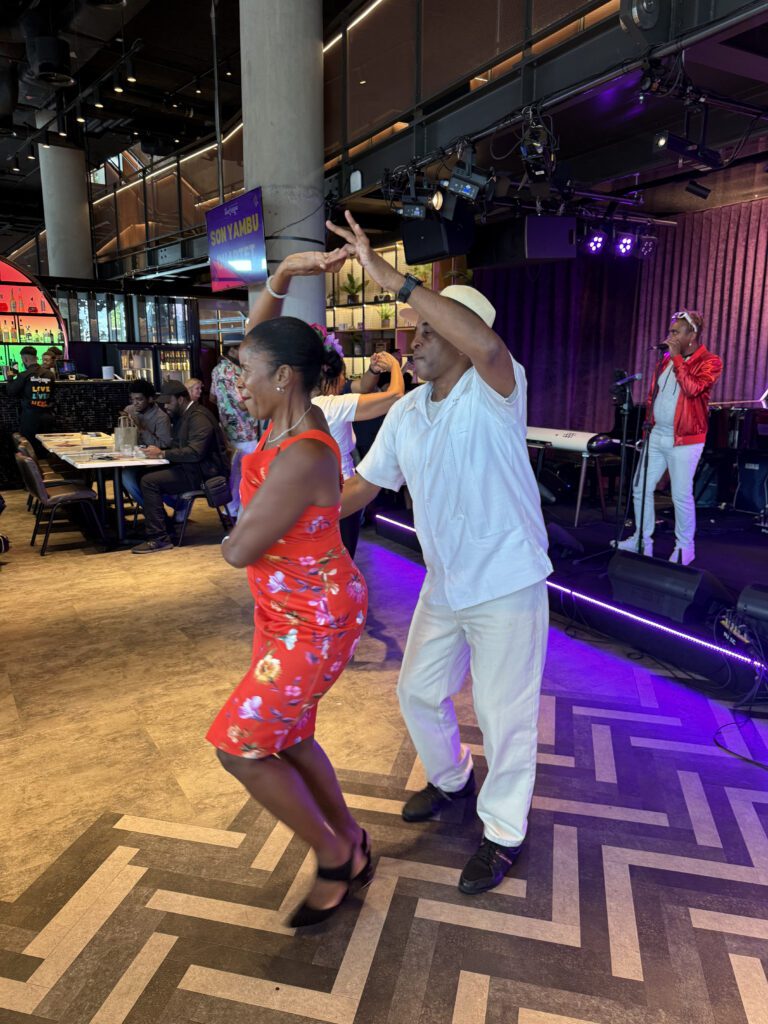 Sandra and Roy on the dance floor at HABANA Daze