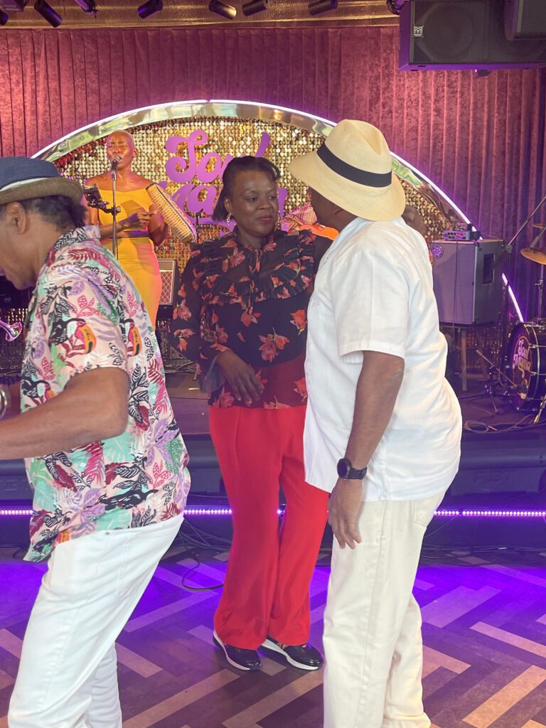 Travellers on the dance floor at HABANA Daze Brunch