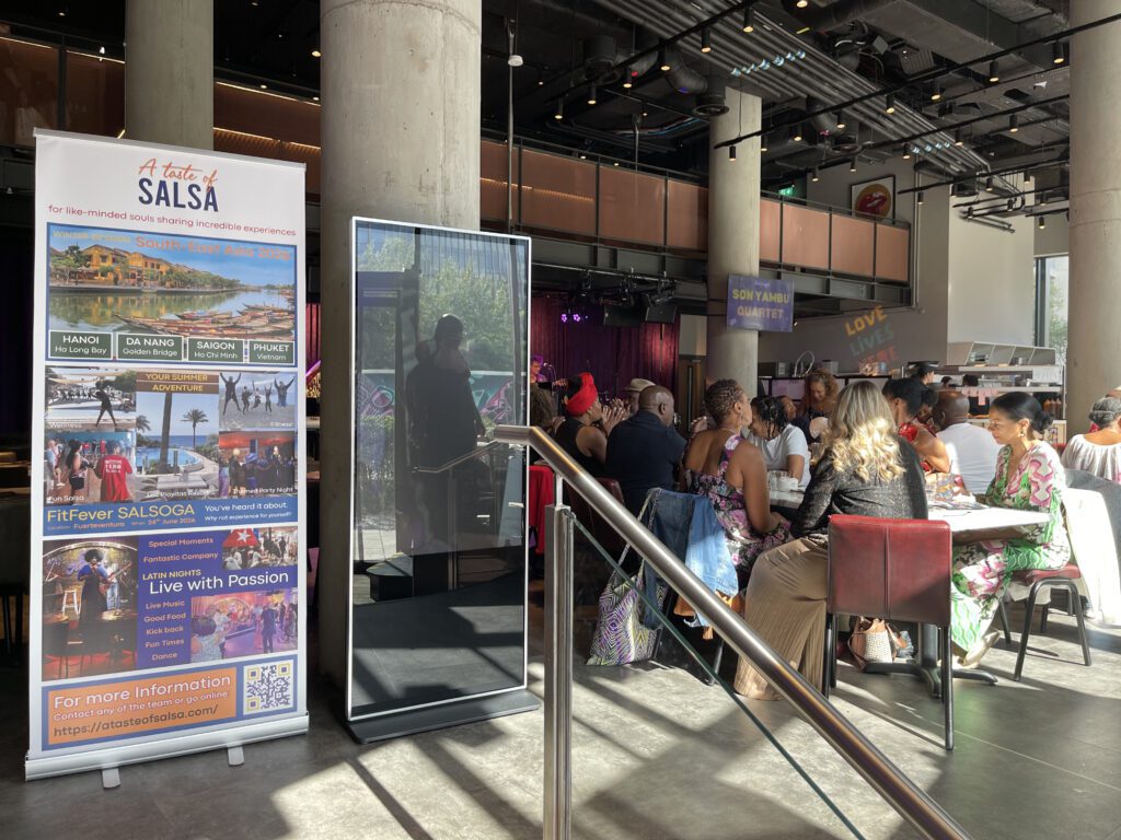A Taste of Salsa Banner welcomes you to Habana Brunch