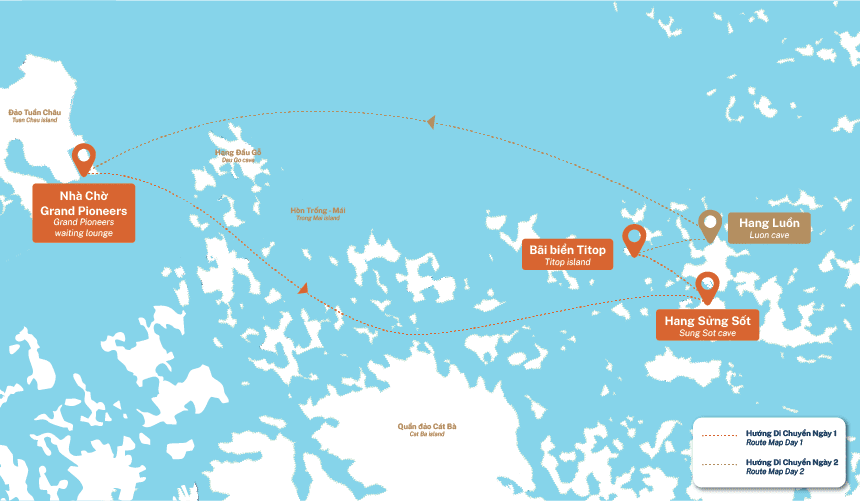 Grand Pioneers Classic Journey map