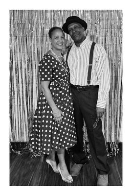 Jenni & Steevo at WIndrush Dress-Up Affair