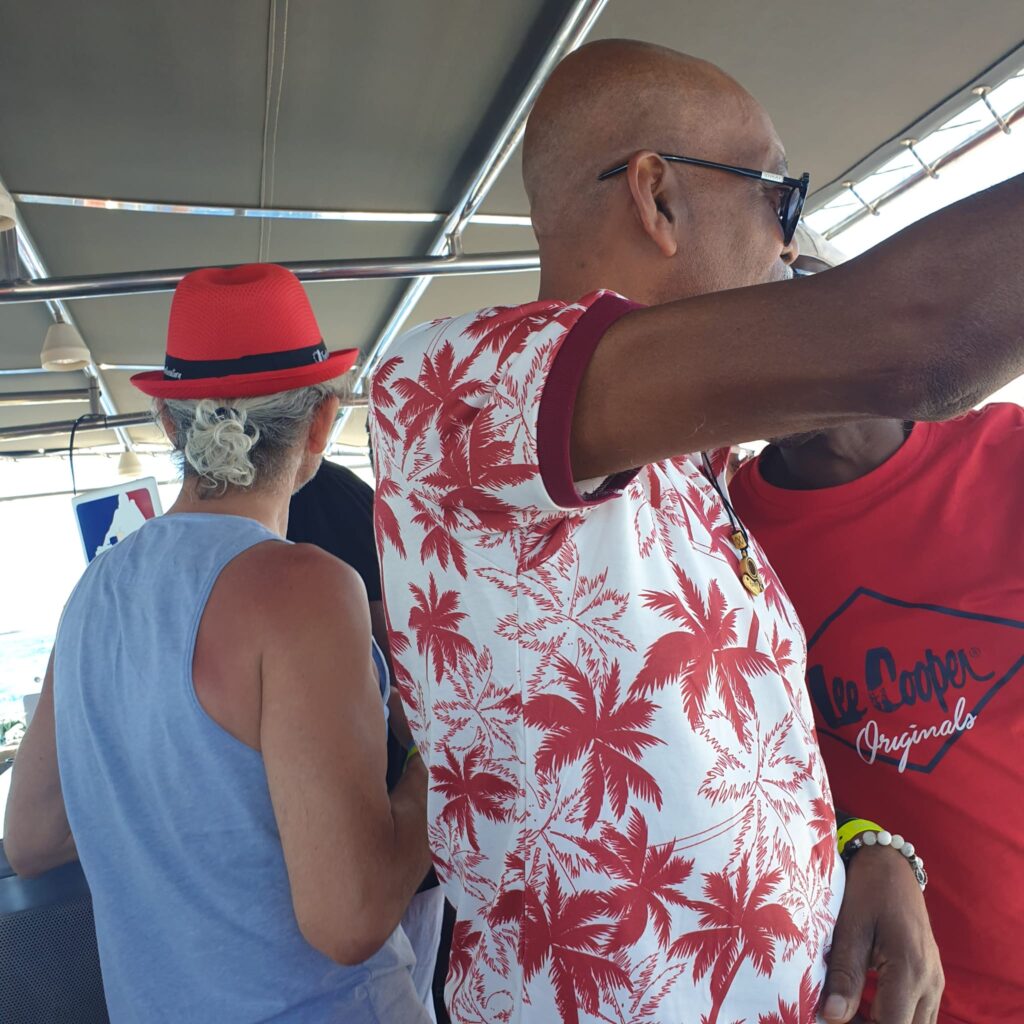 Baz and Charlie from the back