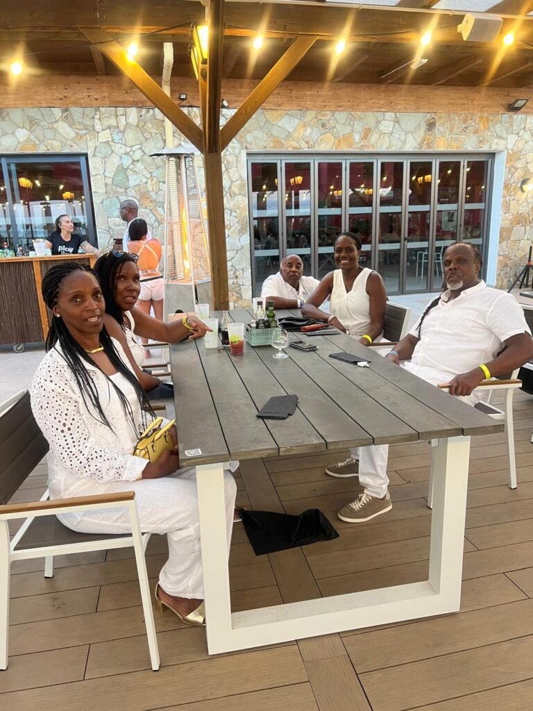 SALSOGA Travellers relax at SALSOGA '24 White Party