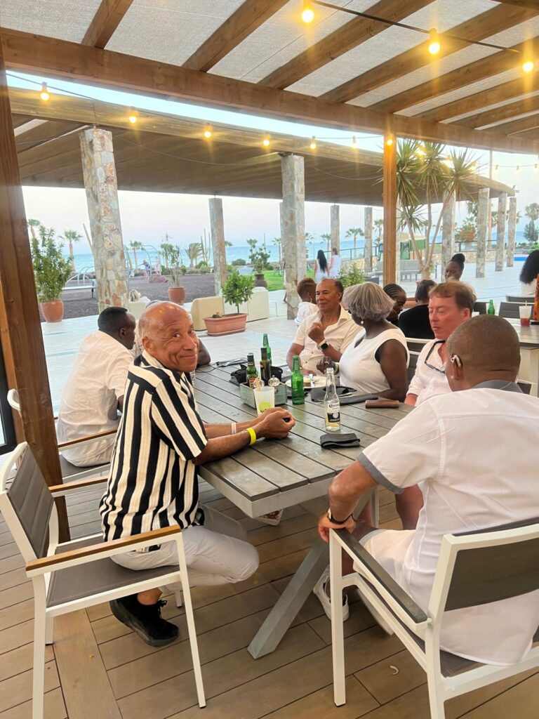 SALSOGA Travellers relax at SALSOGA '24 White Party - A Taste of Salsa (WP)
