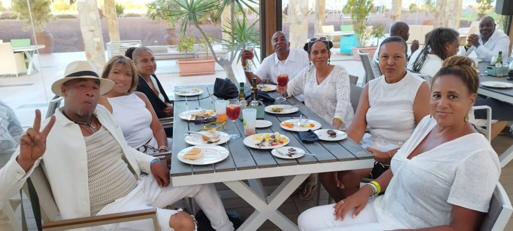 SALSOGA Travellers relax at SALSOGA '24 White Party - A Taste of Salsa (WP)