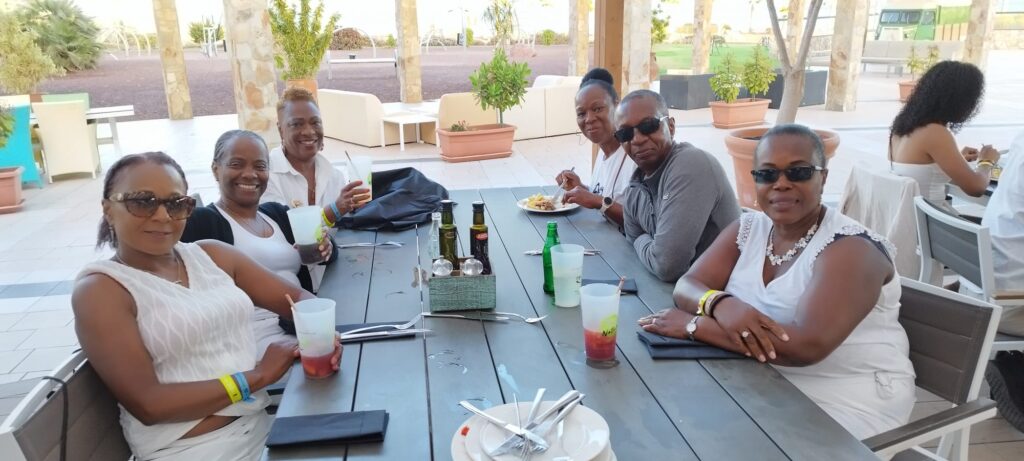 SALSOGA Travellers relax at SALSOGA '24 White Party - A Taste of Salsa (WP)