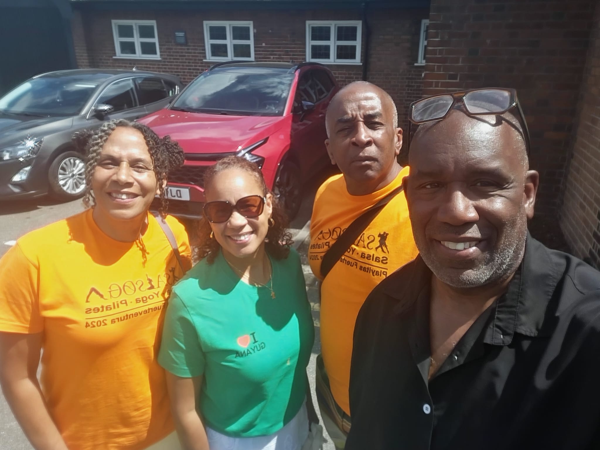 A Taste of Salsa team shot outside Harvester