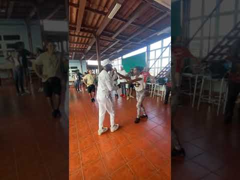 A Taste of Salsa travellers participate in salsa lessons from 'Salsabor a Cuba' team in Havana - Part 1