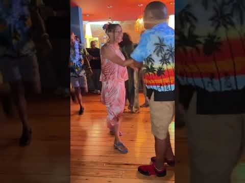 Jacqui & Roy enjoy there dance during Hawaii night at SALSOGA '24