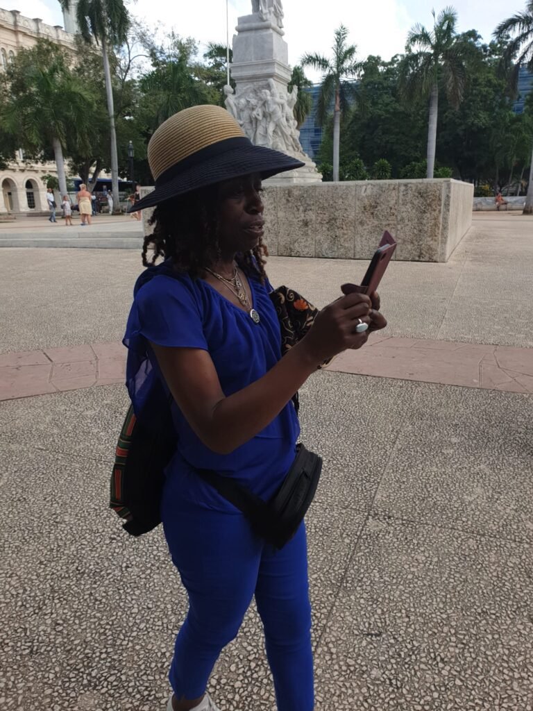 Carol focused during Havana tour