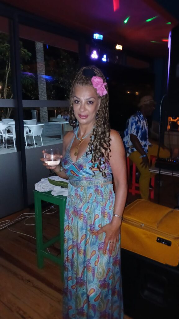 Andrea at SALSOGA 24 Hawaiian Night - A Taste of Salsa (HAW)