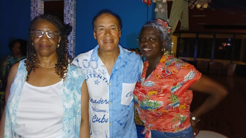 Sheena, Alan & Sandra at SALSOGA 24 Hawaiian Night - A Taste of Salsa (HAW)