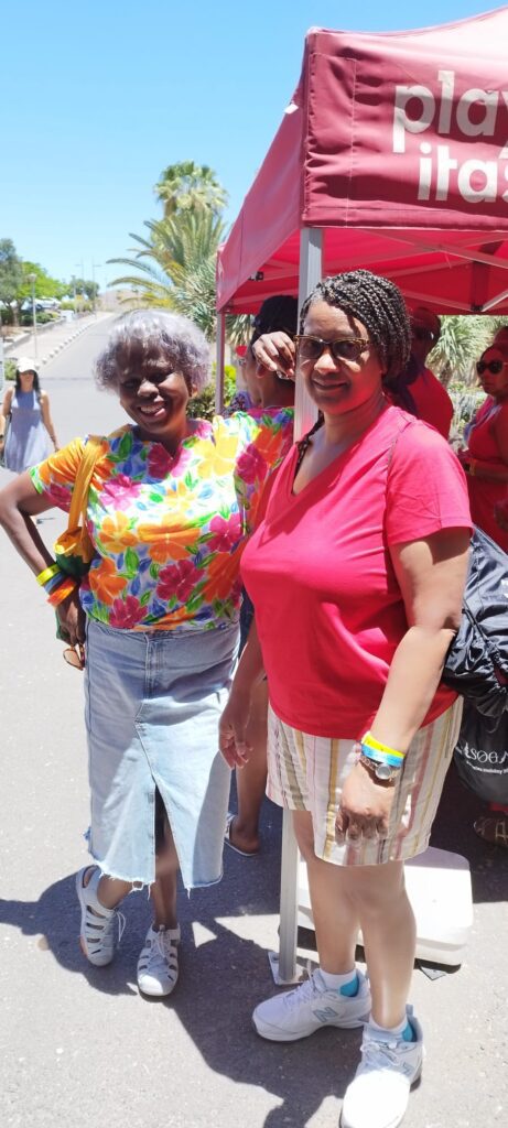 Sandra and Sheena leaving Las Playitas for SALSOGA '24 Boat Party