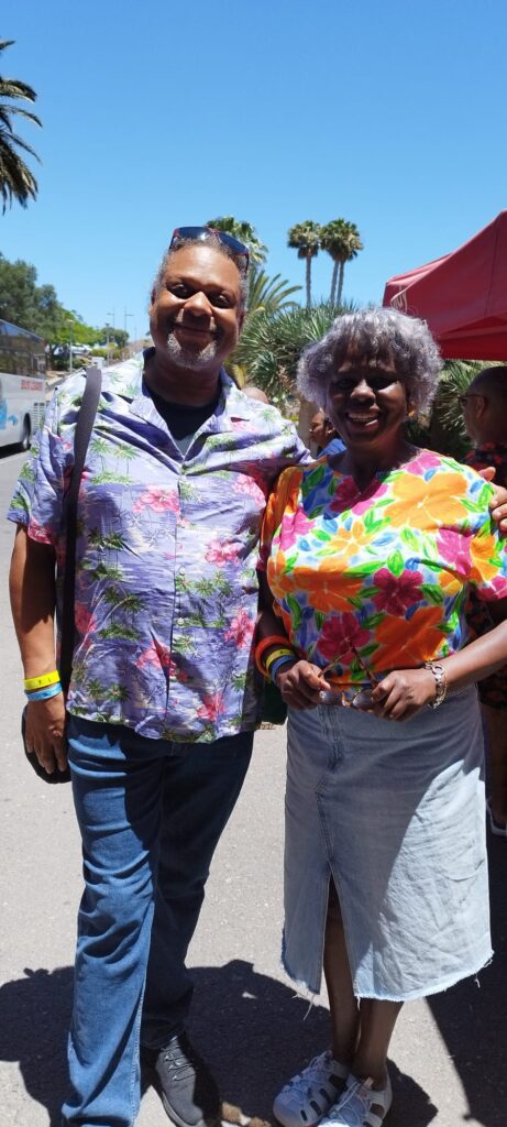 Ned and Sandra leaving Las Playitas for SALSOGA '24 Boat Party