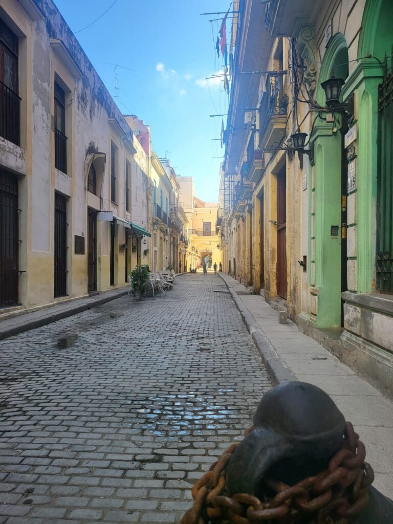 Street view in Havana Old Town