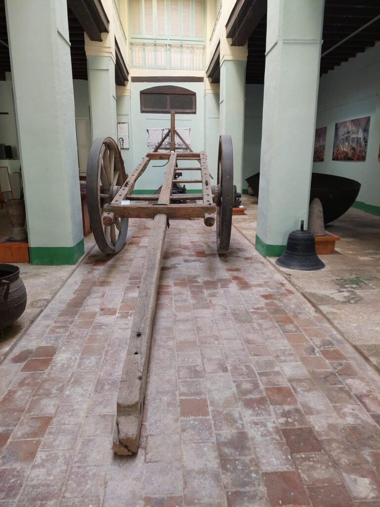 Cuban cart carriage on display in Havana museum