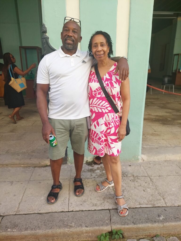 Monica & Charles pose in Havana