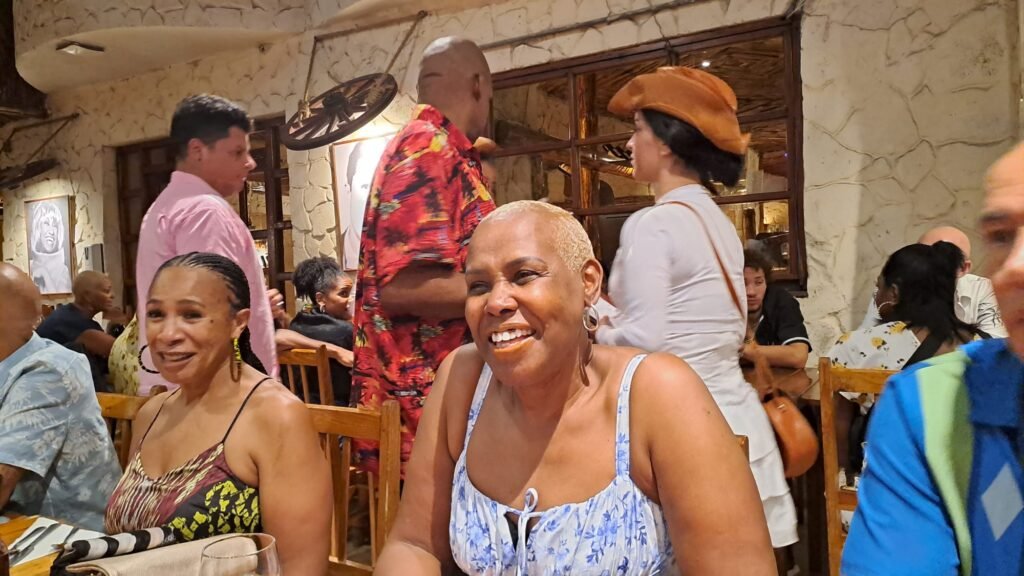 Dee & Janet enjoying Buena Vista Social Club performance