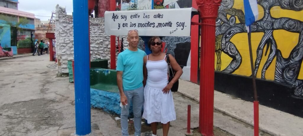 Denise and Derek  pose in Havana