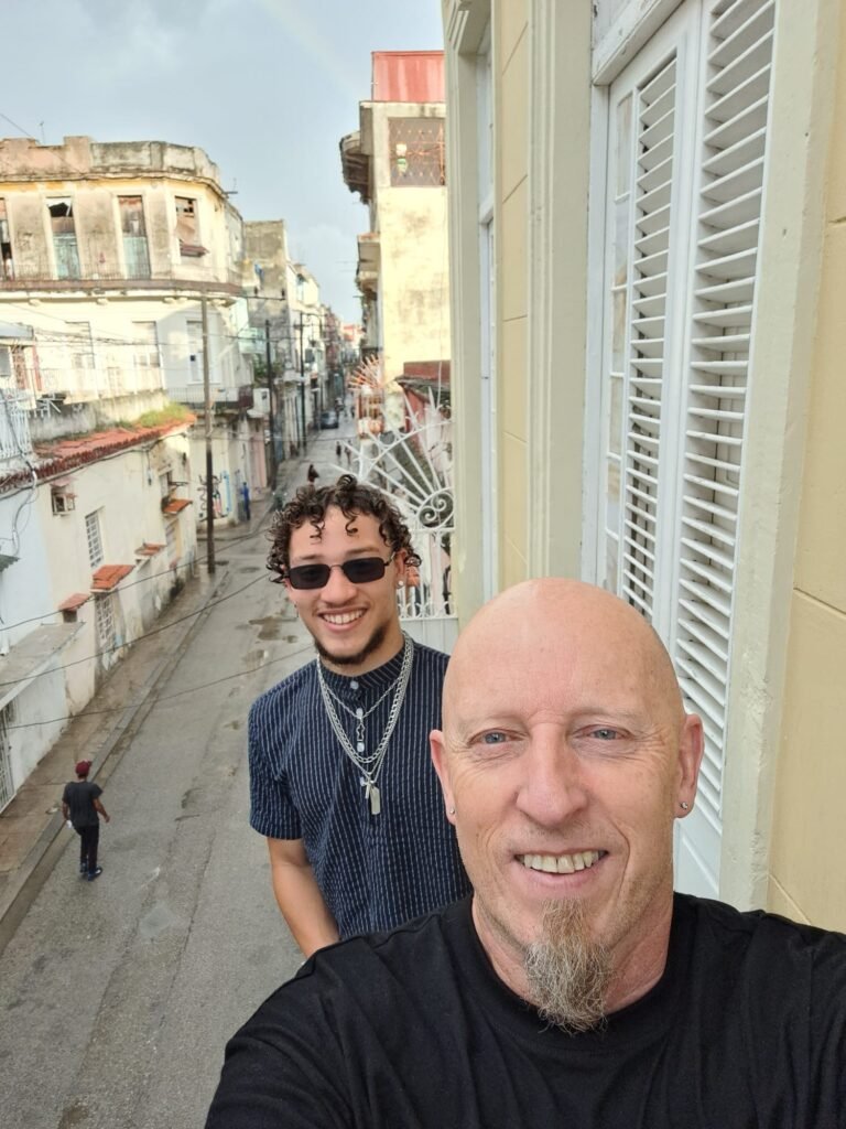 Tony & Ty hanging out on the casa balcony