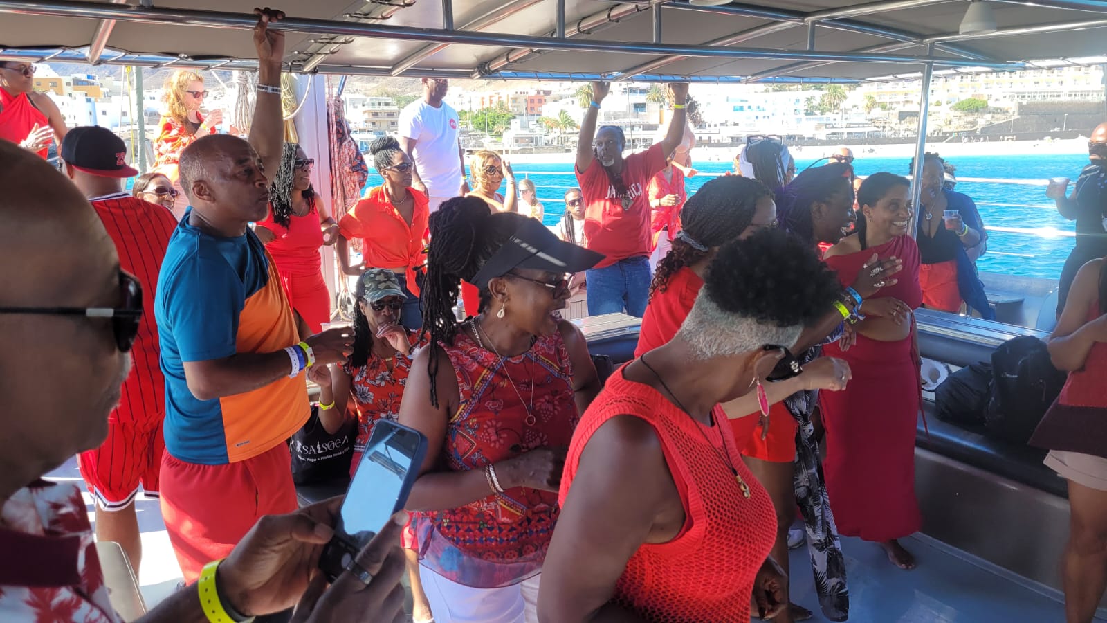 SALSOGA guests on SALSOGA '24 Boat Party