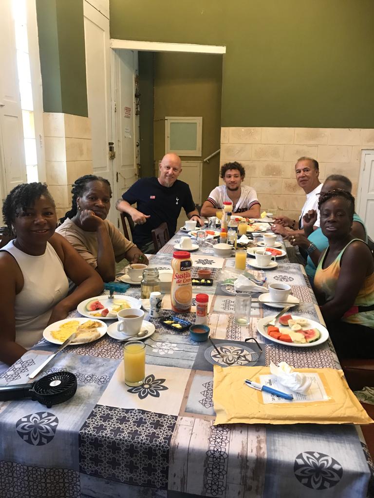 Breakfast is served at Casa Mi Terra