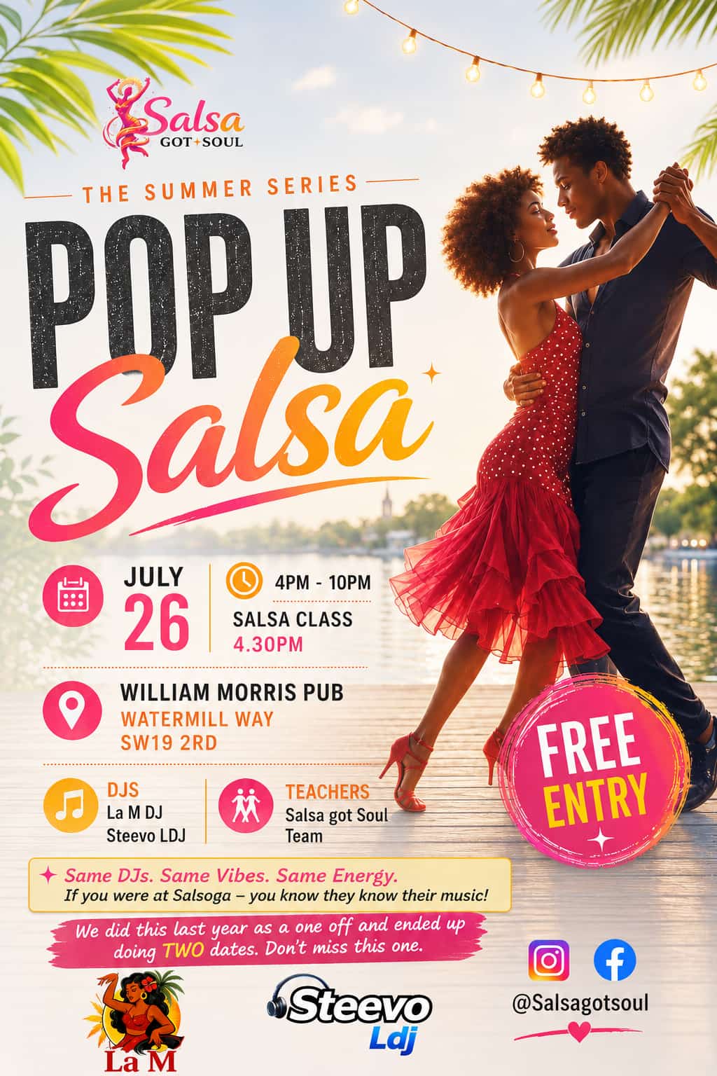 Pop Up Salsa flyer 26th July version 2